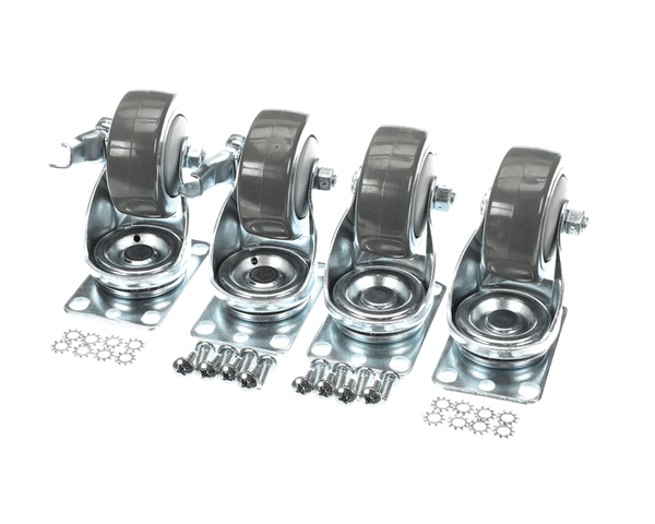 Glastender C-4X4-18 Caster Kit - 4 1/8" H Set Of 4 (GLAC-4X4-18) Each