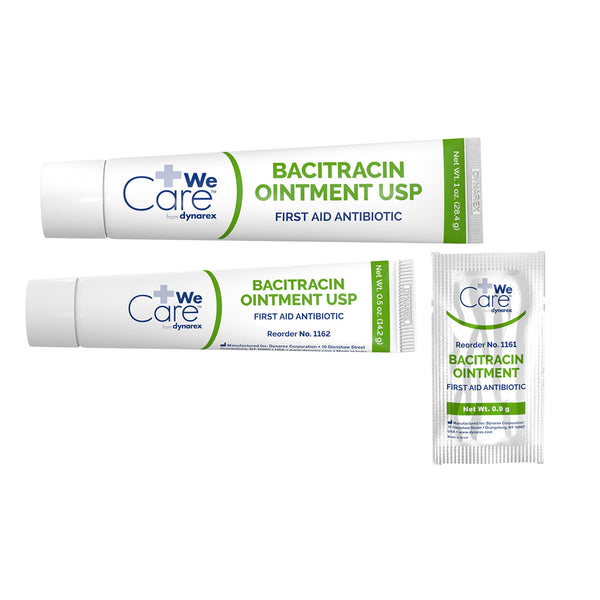 Dynarex First Aid Antibiotic Bacitracin Ointment 1 oz. Tube (826398_EA) 1/EA