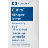 Curity™ Nonwoven Sponge 2 X 2 Inch 4-Ply NonSterile 200 per Pack (151783_CS) 8000/CS