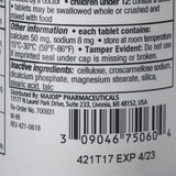 Major Pharmaceuticals Stool Softener Tablet 100 per Bottle 100 mg Strength Docusate Sodium (1125884_BT) 1/BT
