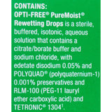 Opti-Free® Pure Moist® Contact Lens Solution 0.4 oz. Solution (798866_EA) 1/EA