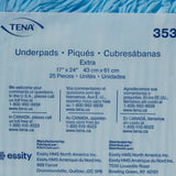 TENA® Extra Disposable Underpad 17 X 24 Inch Polymer Light Absorbency (450010_CS) 12/CS