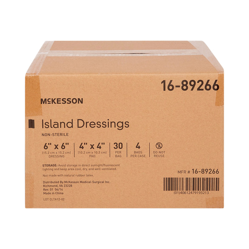 McKesson Island Dressing 6 X 6 Inch Square NonSterile (883055_EA) 1/EA