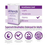 Attends® Supersorb™ Maximum Disposable Underpad 30 X 36 Inch Dry-Lock® Core Heavy Absorbency (775093_BG) 5/BG