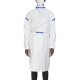TrueCare Biomedix Chemotherapy Procedure Gown One Size Fits Most White Sterile ASTM F739-12 Disposable (1136418_CT) 50/CT
