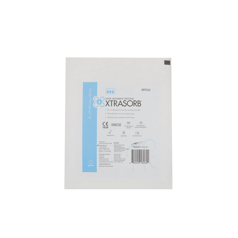 Xtrasorb™ Classic Super Absorbent Dressing Nonadhesive 4 X 5 Inch Rectangle (785622_EA) 1/EA