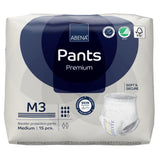 Abena® Premium Pants M3 Unisex Adult Absorbent Underwear Pull On with Tear Away Seams Medium Disposable Heavy Absorbency (1218231_PK) 15/PK