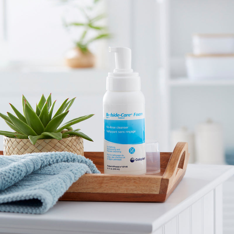 Bedside-Care® Rinse-Free Shampoo and Body Wash 8.1 oz. Pump Bottle Scented (1077623_EA) 1/EA