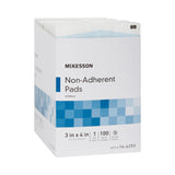 McKesson Non-Adherent Dressing 3 X 4 Inch Sterile 100 per Pack (373777_BX) 100/BX