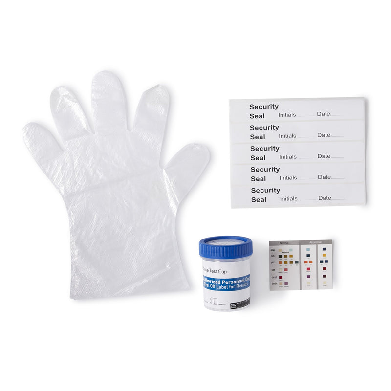 McKesson Drugs of Abuse Test Kit AMP, BAR, BZO, COC, mAMP/MET, MDMA, MOP300, MTD, OXY, PCP, TCA, THC (OX, pH, SG) 25 Tests CLIA Waived (1101520_CS) 100/CS