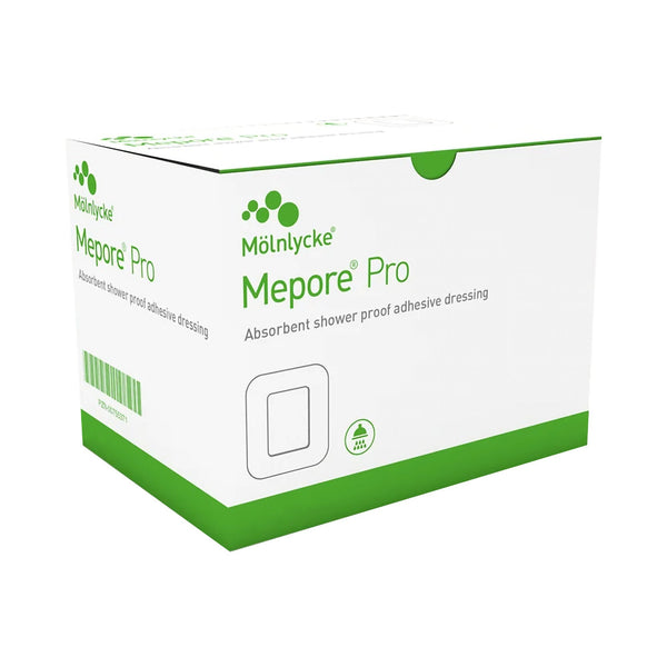 Mepore® Pro Composite Dressing 3-3/5 X 6 Inch Rectangle Sterile Film Backing (571858_EA) 1/EA