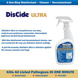 DisCide® Ultra Surface Disinfectant Cleaner Quaternary Based Trigger Spray Liquid 1 Quart Bottle Herbal Scent NonSterile (1159345_EA) 1/EA