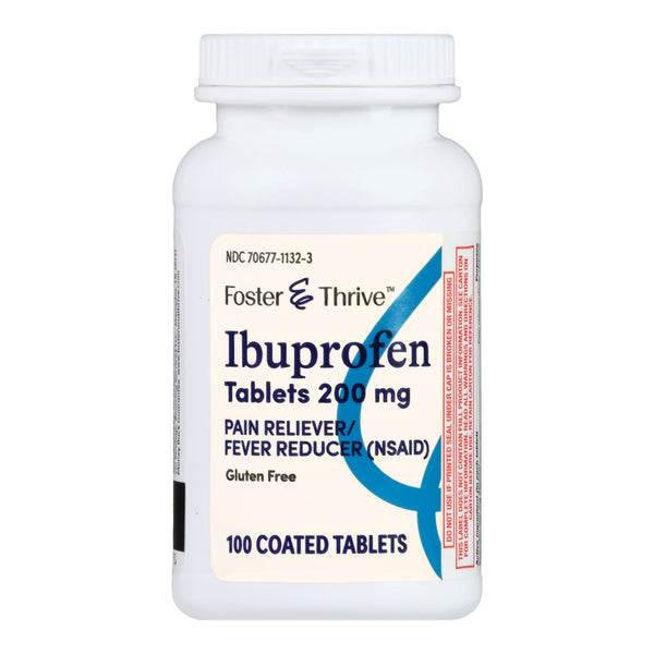 Foster & Thrive™ Pain Relief 200 mg Strength Ibuprofen Tablet 100 per Bottle (1238906_BT) 1/BT