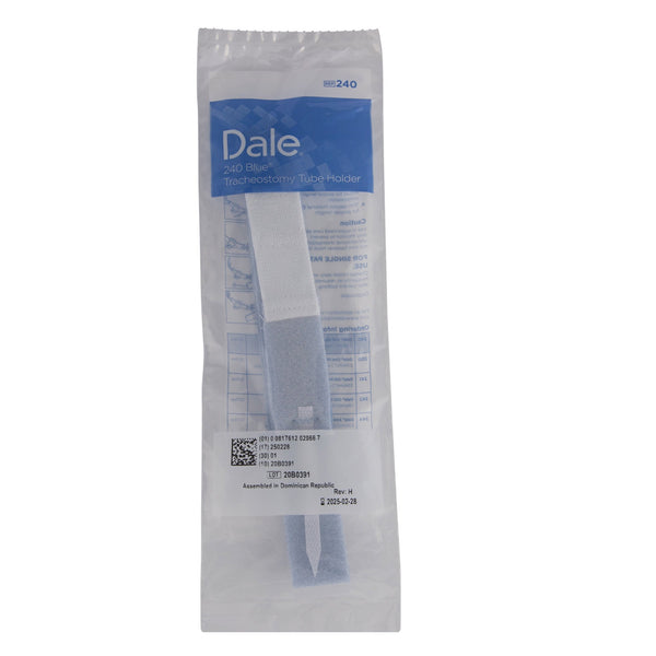Blue® Tracheostomy Tube Holder 1 X 19-1/2 Inch Pediatric / Adult (197968_EA) 1/EA