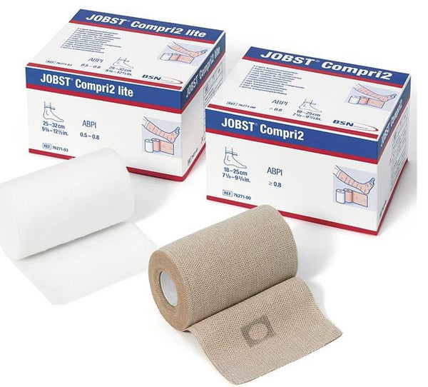 JOBST® Compri2 2 Layer Compression Bandage System 9-3/4 to 12-1/2 Inch No Closure Tan NonSterile 40 mmHg (976026_EA) 1/EA
