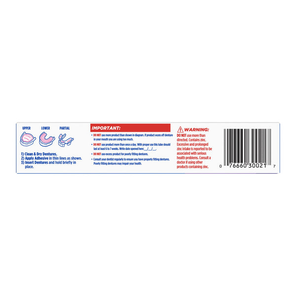 Fixodent® Plus Gum Care Denture Adhesive Cream 2 oz. (1231755_EA) 1/EA
