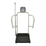 Health O Meter® Physician Scale ADA Compliant LCD Display 1000 lbs. / 454 kg Capacity Black / White AC Adapter / Battery Operated (677405_EA) 1/EA