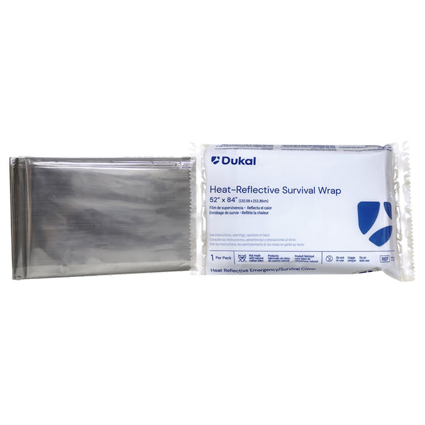 Dukal Emergency Blanket 52 X 84 Inch Mylar (813535_CS) 250/CS