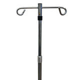 McKesson IV Stand Floor Stand 2 Hooks 4 Legs with Casters (1223659_EA) 1/EA