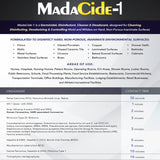 MadaCide-1® Surface Disinfectant Cleaner Broad Spectrum Manual Pour Liquid 1 gal. Jug Scented NonSterile (338789_EA) 1/EA