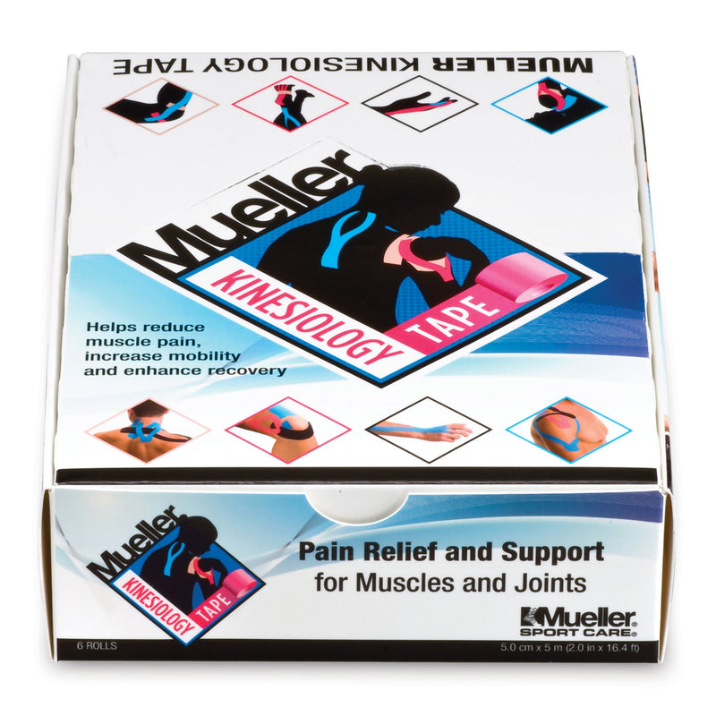 Mueller® Kinesiology Tape Black 2 Inch X 5 Yard Cotton NonSterile (806784_EA) 1/EA