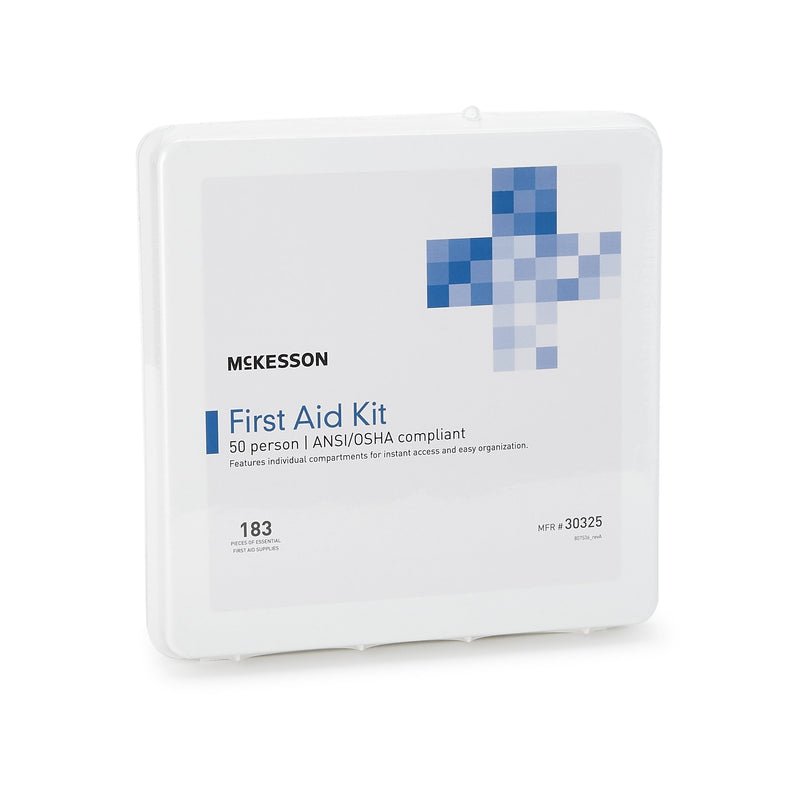McKesson First Aid Kit 50 Person Plastic Case (1066512_CS) 6/CS