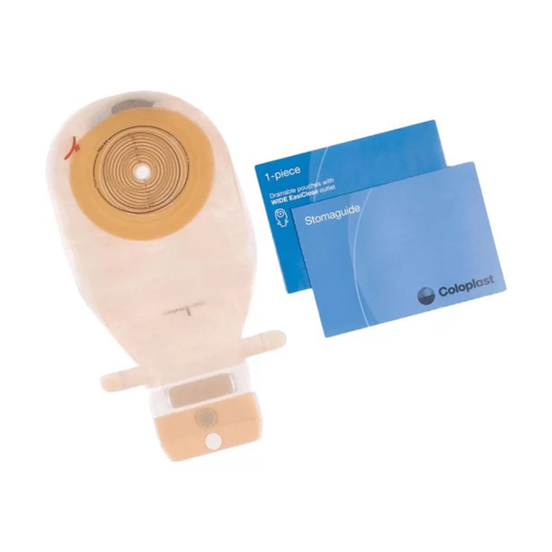 Assura® Colostomy Pouch One-Piece System 11-1/4 Inch Length Flat, Trim to Fit 3/8 to 3 Inch Stoma Drainable (547227_BX) 5/BX