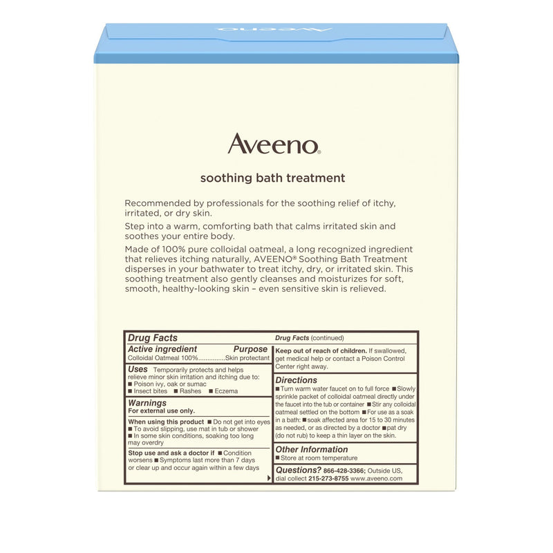 Aveeno® Bath Additive 1.5 oz. Individual Packet Unscented Powder (866006_BX) 8/BX