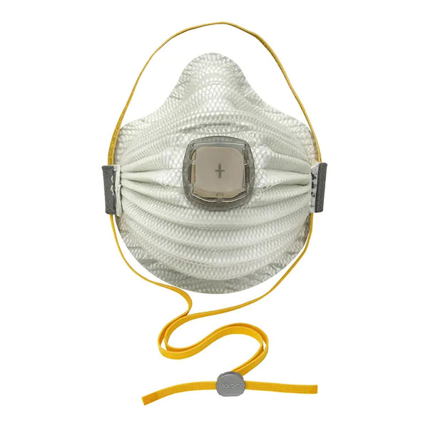 Moldex® AirWave Particulate Respirator Mask Industrial N100 with Valve Not Rated Adjustable Head Strap Small (1220875_BX) 5/BX