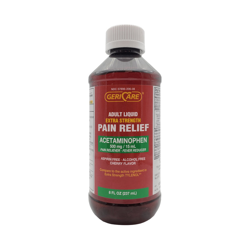 Geri-Care® Pain Relief 500 mg / 15 mL Strength Acetaminophen Liquid 8 oz. (689167_CS) 24/CS