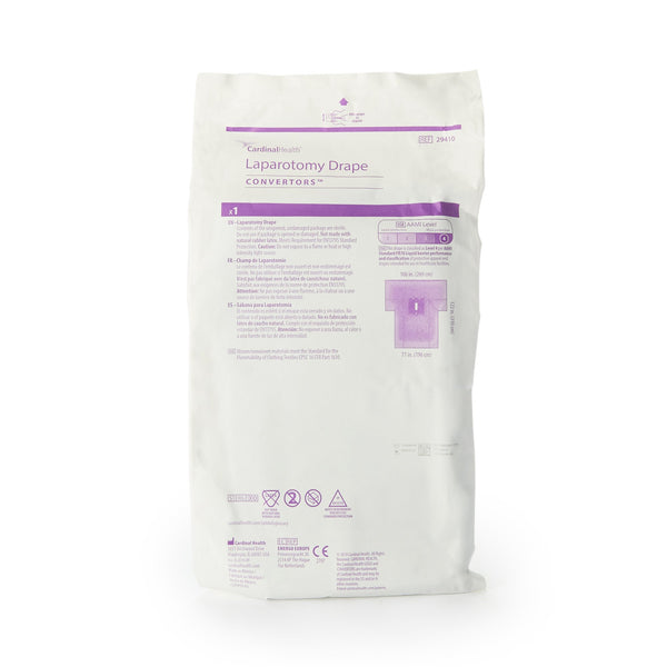 Cardinal Abdominal Drape Laparotomy Drape 100 W X 77 W X 122 L Inch Sterile (269532_EA) 1/EA