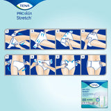 TENA ProSkin Stretch™ Super Unisex Adult Incontinence Brief Medium Disposable Heavy Absorbency (670604_CS) 2/CS