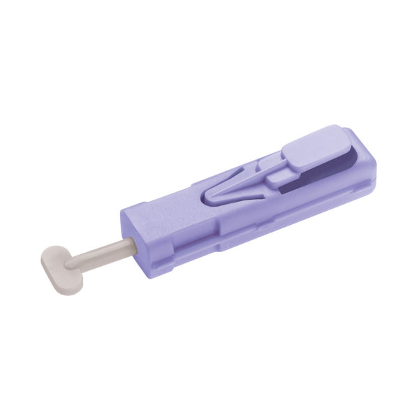 Unistik 2 Safety Lancet 28 Gauge Retractable Push Button Activation Finger (683523_BX) 200/BX