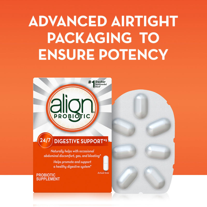 Align® Probiotic Dietary Supplement 42 per Bottle Capsule (733586_BT) 1/BT