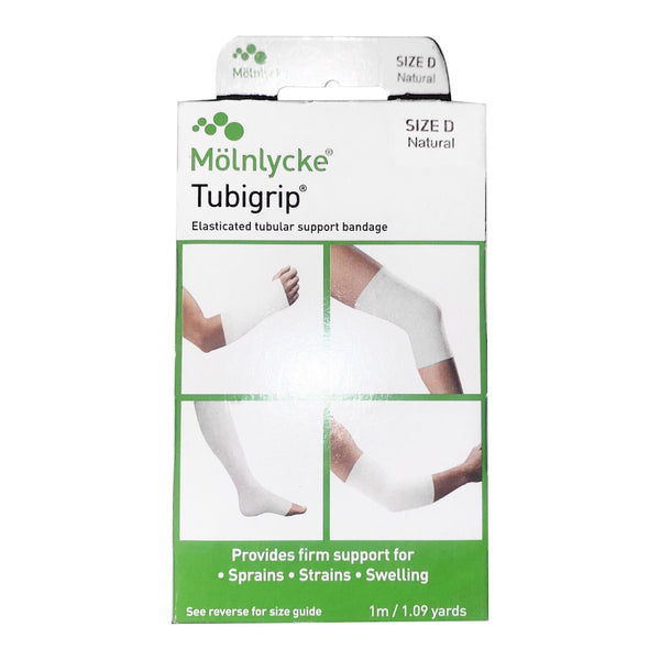 Tubigrip® Elastic Tubular Support Bandage 3 Inch X 1 Yard Large Arm / Medium Ankle / Small Knee Pull On Natural NonSterile Size D Standard Compression (683722_BX) 12/BX