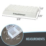 HealthSmart® Pill Organizer Large 7 Day 4 Dose (724874_EA) 1/EA