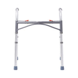 McKesson Dual Release Folding Walker Adjustable Height Aluminum Frame 350 lbs. Weight Capacity 25 to 32 Inch Height (1065260_CS) 4/CS