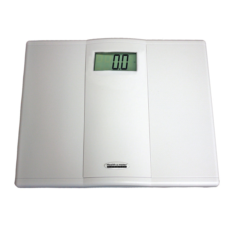Health O Meter® Floor Scale Digital Display 400 lbs. / 181 kg Capacity White Battery Operated (938699_CS) 2/CS