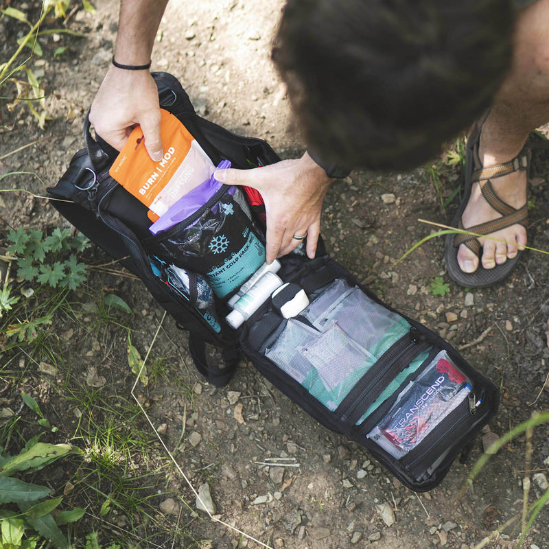 My Medic™ The MEDIC Standard First Aid Kit 10 Person Gray Standard Backpack (1242144_EA) 1/EA