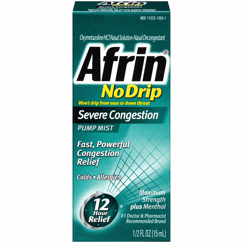 Afrin® No Drip Severe Congestion Sinus Relief 0.05% Strength Nasal Spray 15 mL (830842_EA) 1/EA