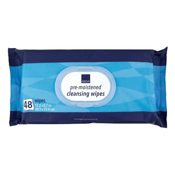 Abena® Personal Cleansing Wipe Soft Pack Scented 48 Count (1065805_CS) 576/CS