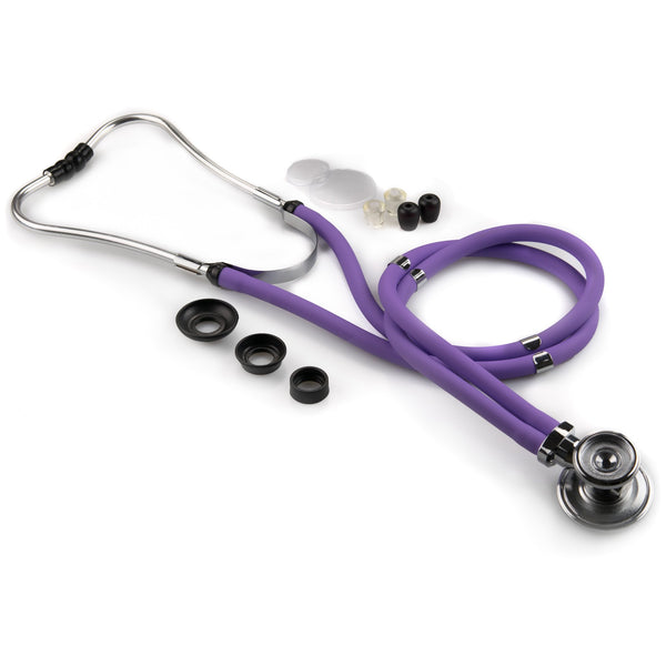 McKesson LUMEON™ Sprague Stethoscope Lavender 2-Tube 22 Inch Tube Double Sided Chestpiece (363731_EA) 1/EA