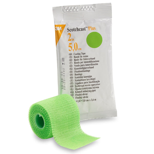 3M™ Scotchcast™ Plus Cast Tape 2 Inch X 12 Foot Fiberglass / Resin Bright Green (199241_EA) 1/EA