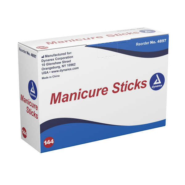 Dynarex Manicure Stick 4.5 Inch Wood (826992_EA) 1/EA