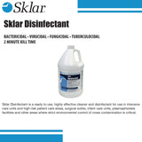 Sklar® Surface Disinfectant Alcohol Based Manual Pour Liquid 1 gal. Jug Alcohol Scent NonSterile (241095_CS) 4/CS