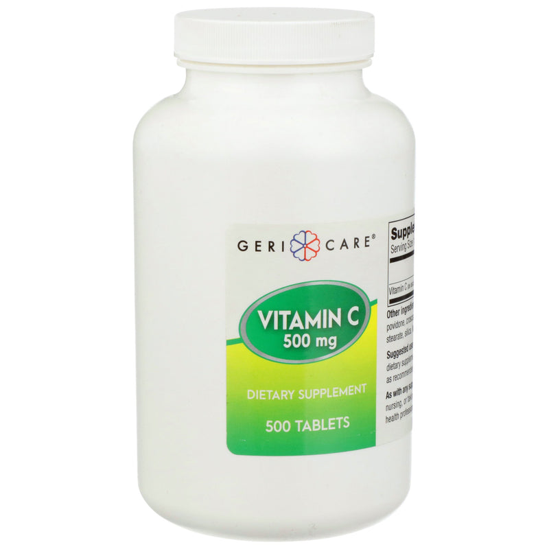 Geri-Care® Vitamin C Supplement Ascorbic Acid 500 mg Strength Tablet 500 per Bottle (689197_BT) 1/BT
