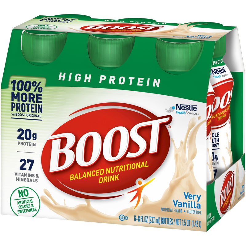 Boost® High Protein Oral Supplement Very Vanilla Flavor Liquid 8 oz. Bottle (778933_EA) 1/EA