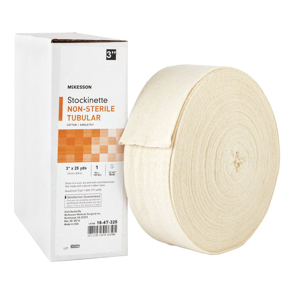 McKesson Stockinette Tubular 3 Inch X 25 Yard Cotton NonSterile (457630_RL) 1/RL