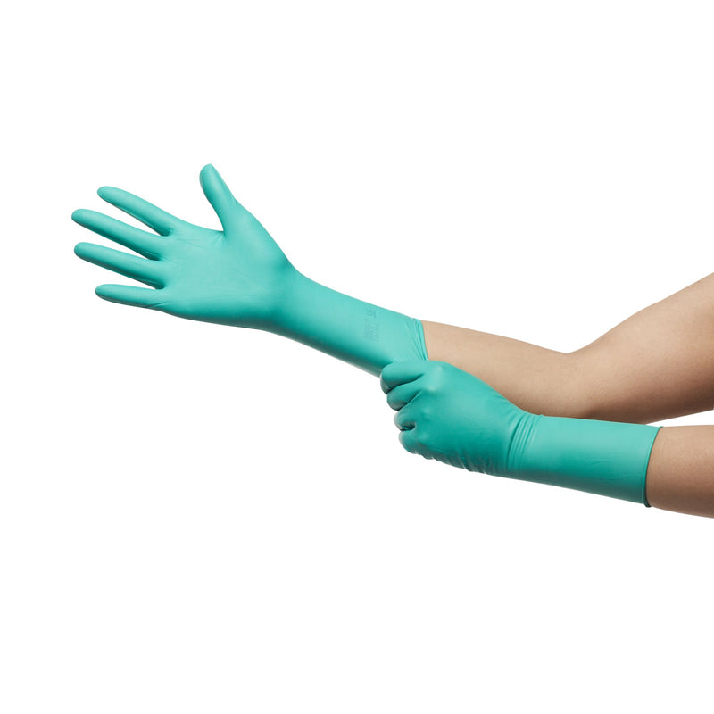 GAMMEX® Non-Latex Surgical Glove Size 9 Sterile Polyisoprene Standard Cuff Length Micro-Textured Green Chemo Tested (364349_PR) 1/PR