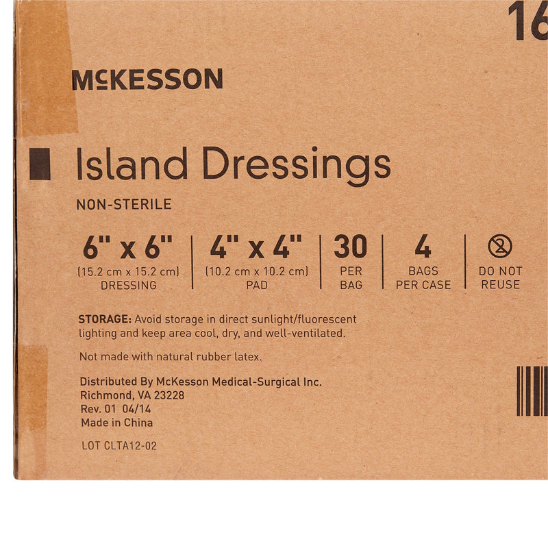 McKesson Island Dressing 6 X 6 Inch Square NonSterile (883055_EA) 1/EA